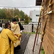 Освящение куполов и крестов в храме Преображения Господня в Нагатино-Садовниках