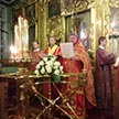 Ночное Богослужение на Пасху в храме Положения Ризы Господней на Донской