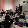 Диакон Алексий Пугачев посетил уроки по «Основам православной культуры» в школе №1526 на Покровской