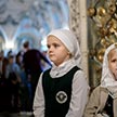 Детская Литургия и молебен на начало нового учебного года в Трапезном храме Свято-Троицкой Сергиевой Лавры