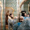 Детская Литургия и молебен на начало нового учебного года в Трапезном храме Свято-Троицкой Сергиевой Лавры