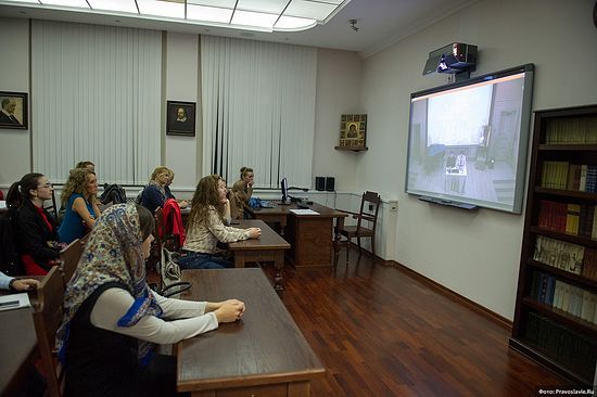 В аудитории &laquo;Литература&raquo;