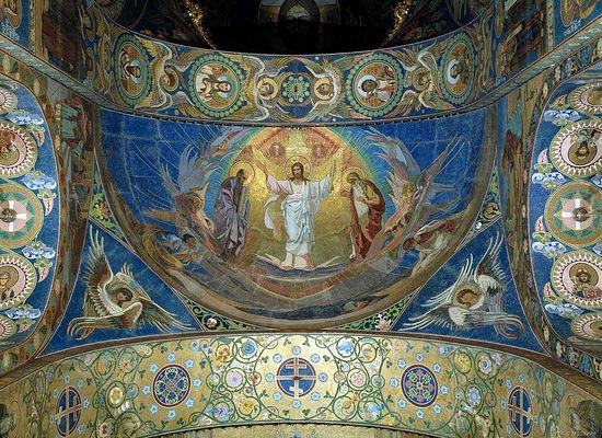 Преображение Господне. Храм Спаса на Крови, Санкт-Петербург. Мозаика